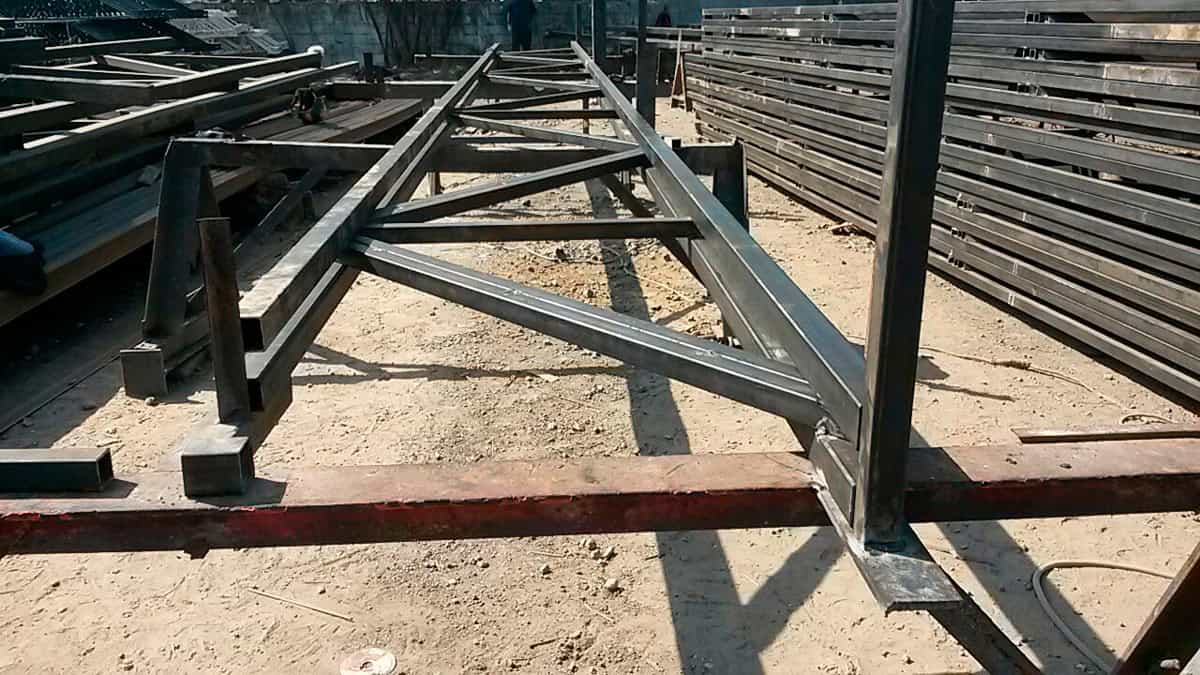 Estructura metálica Proyecto Plaza Leones.